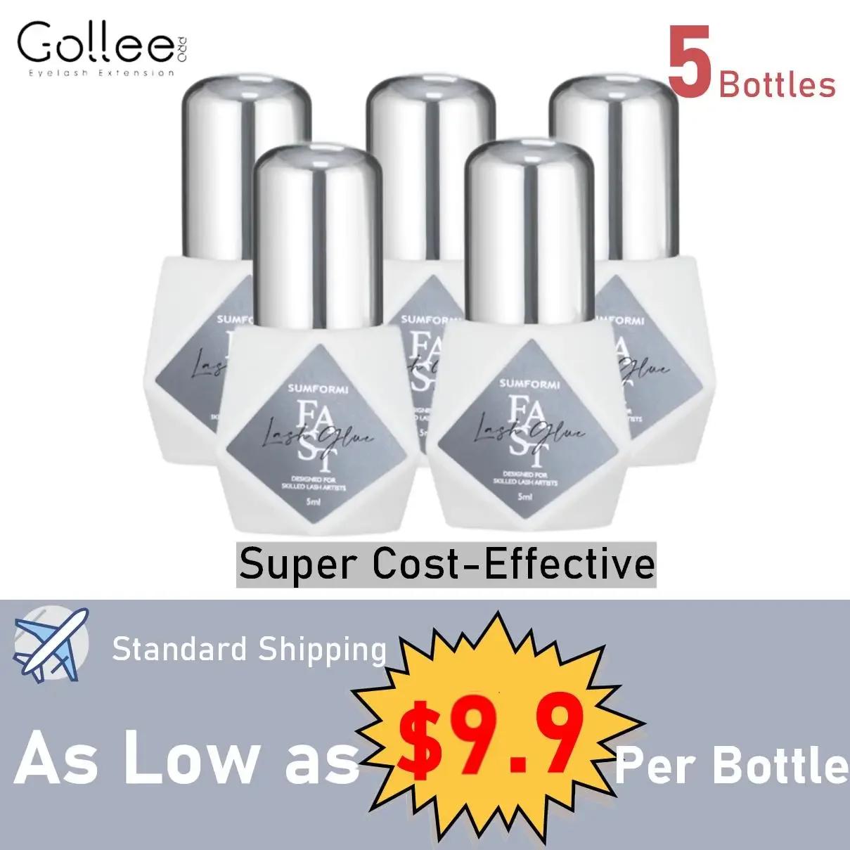 Eyelash Extension Open Eye - 5 bouteilles de colle pour cils,