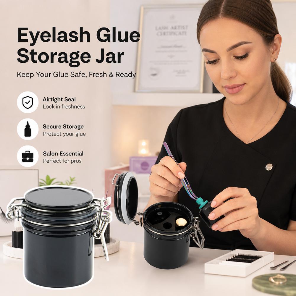 Réservoir de stockage de colle - Eyelash Extension Jakarta avis et prix
