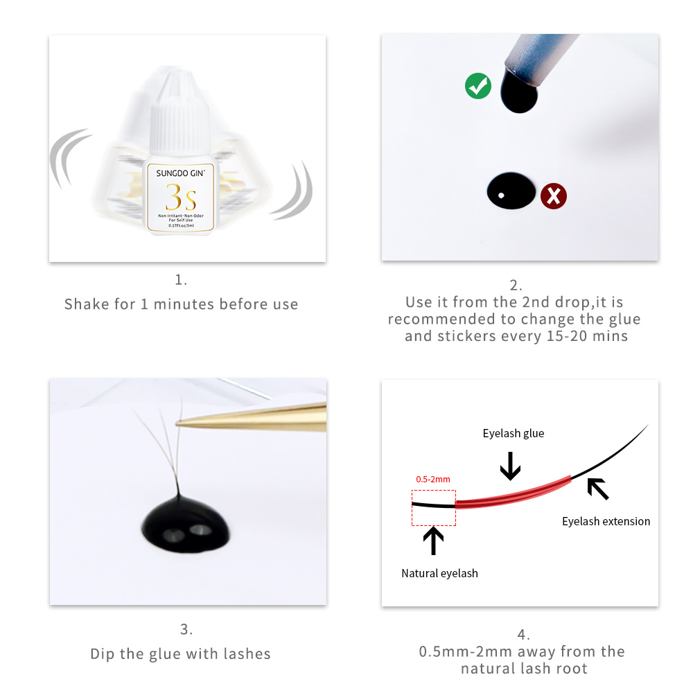 Colle pour extensions de cils  - Eyelash Extension Open Eye avis et prix
