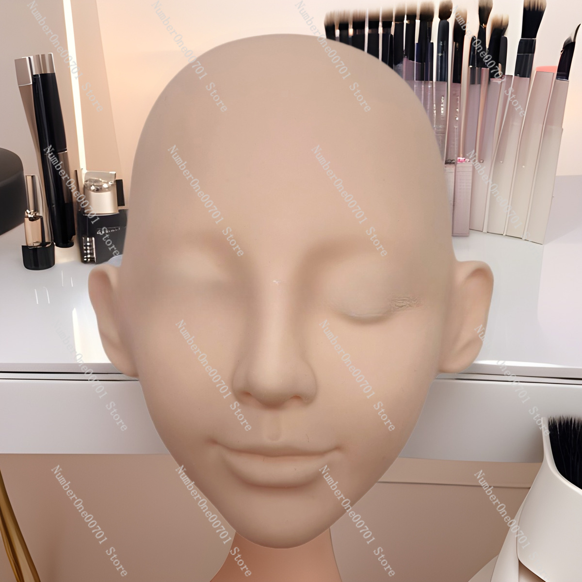 Tête de mannequin en silicone  - Eyelash Extension Open Eye avis et prix
