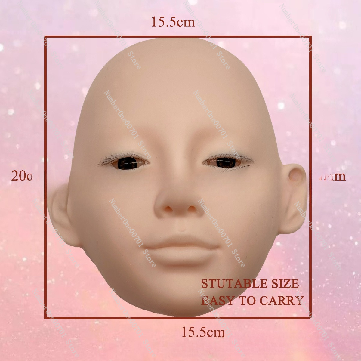 Tête de mannequin en silicone  - Eyelash Extension Open Eye avis et prix