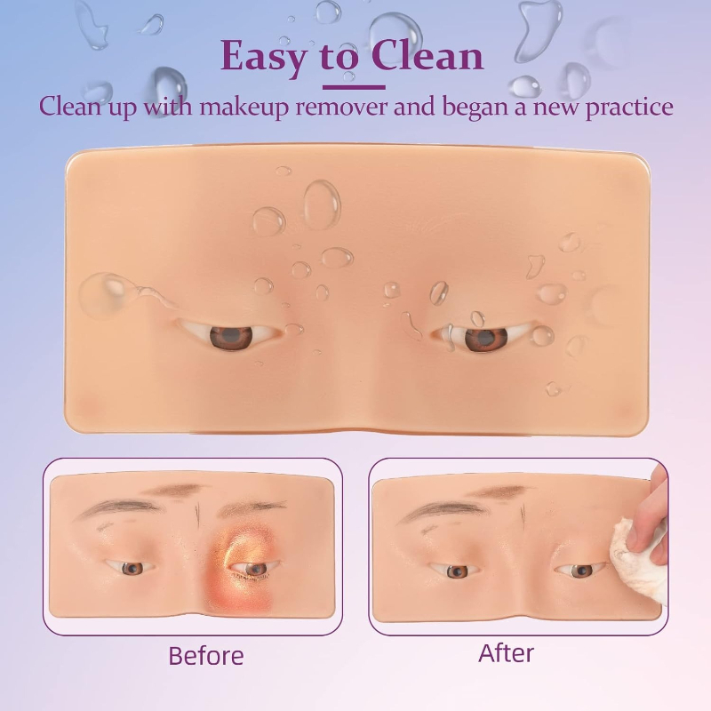 Planche d'entraînement au maqu - Eyelash Extension Open Eye avis et prix