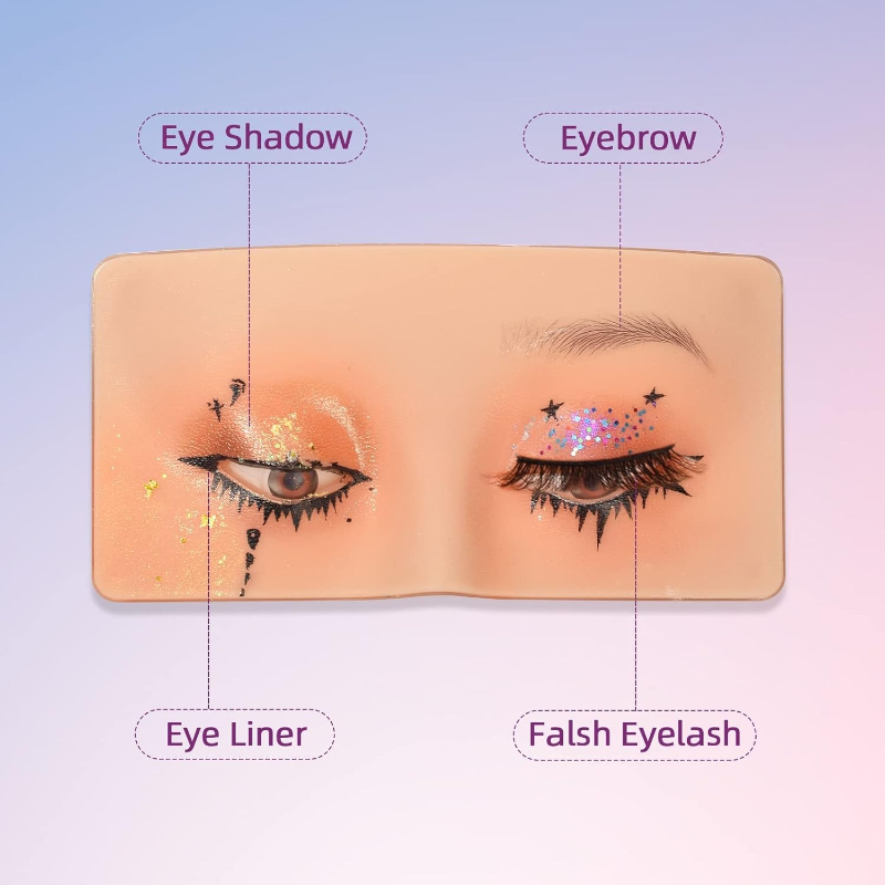 Planche d'entraînement au maqu - Eyelash Extension Open Eye avis et prix