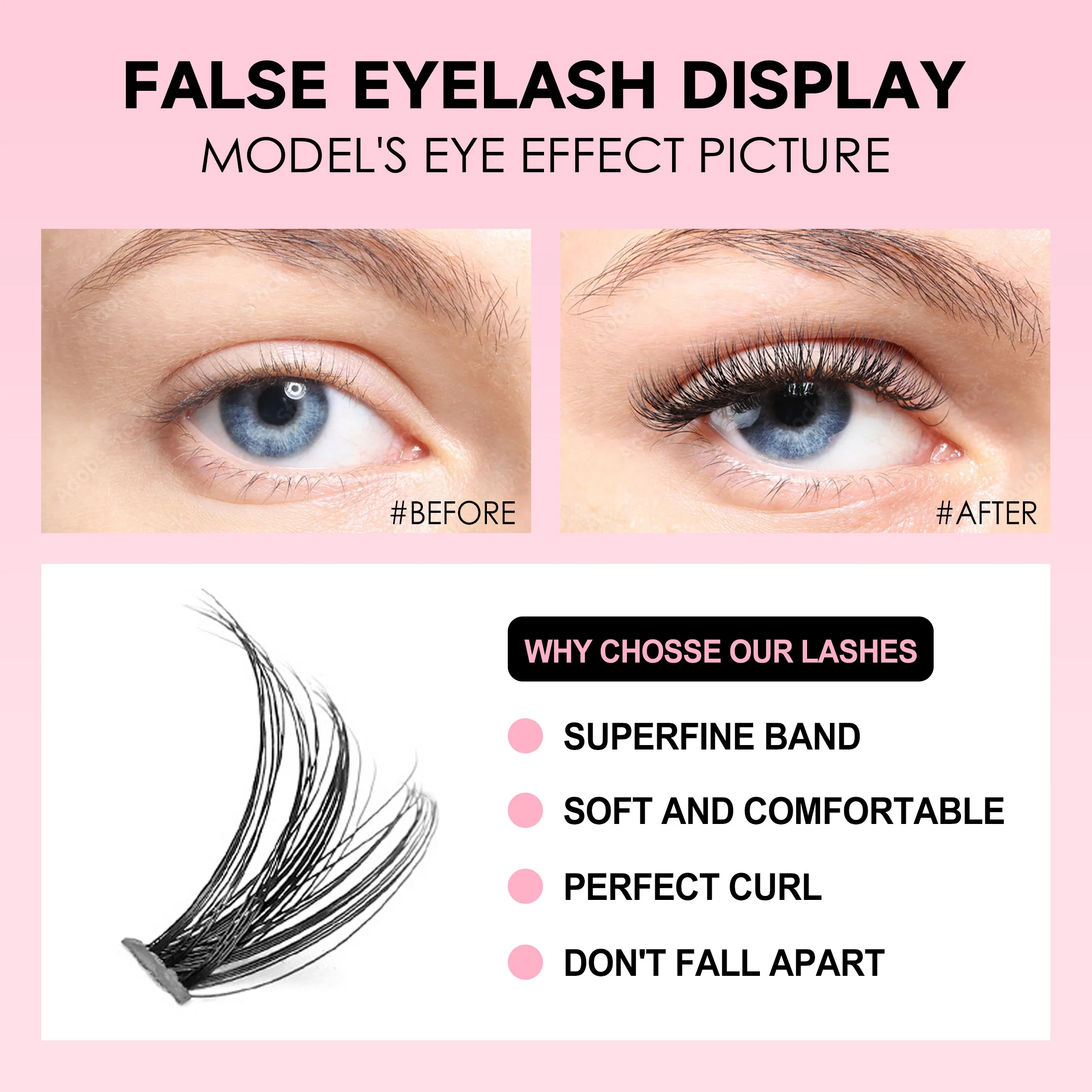 Kit d'extension de cils bricol - Eyelash Extension London avis et prix